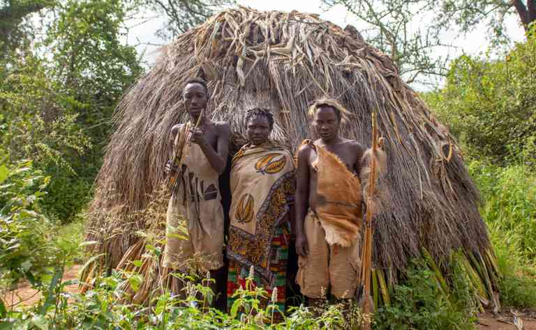 Behausung eines ursprünglichen Volkes